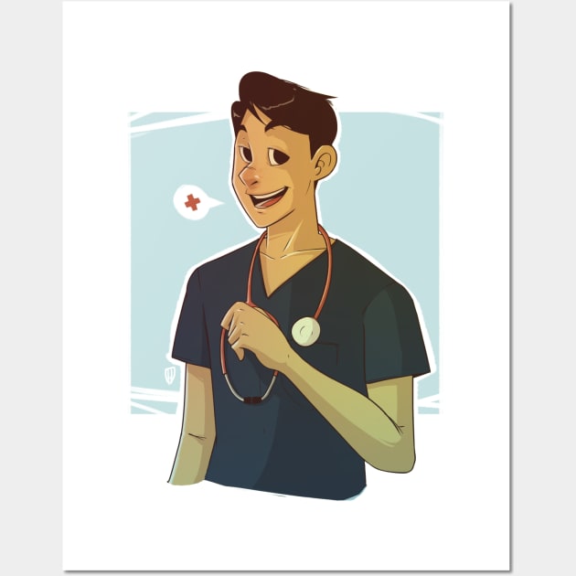 Male Nurse Wall Art by HXDV